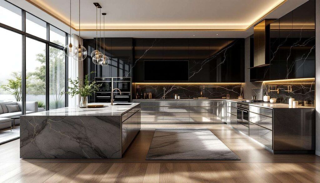 Fini les crédences : ce que les décorateurs posent désormais pour une cuisine haut de gamme et sans fausse note