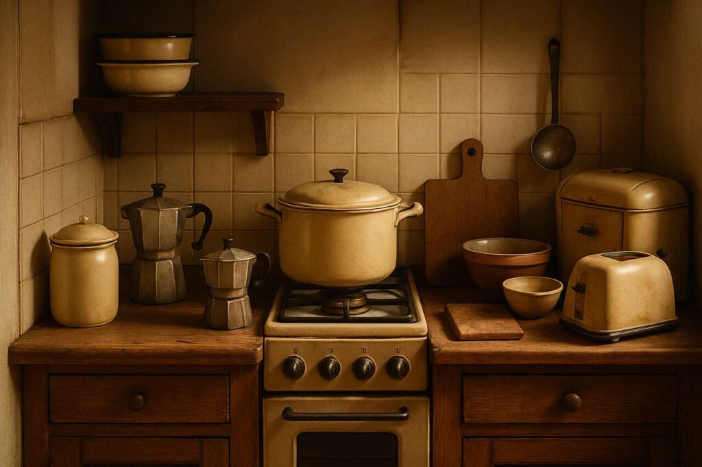 Plus de 100 ans après sa disparition, ce plan de travail vintage s’impose comme la grande tendance cuisine