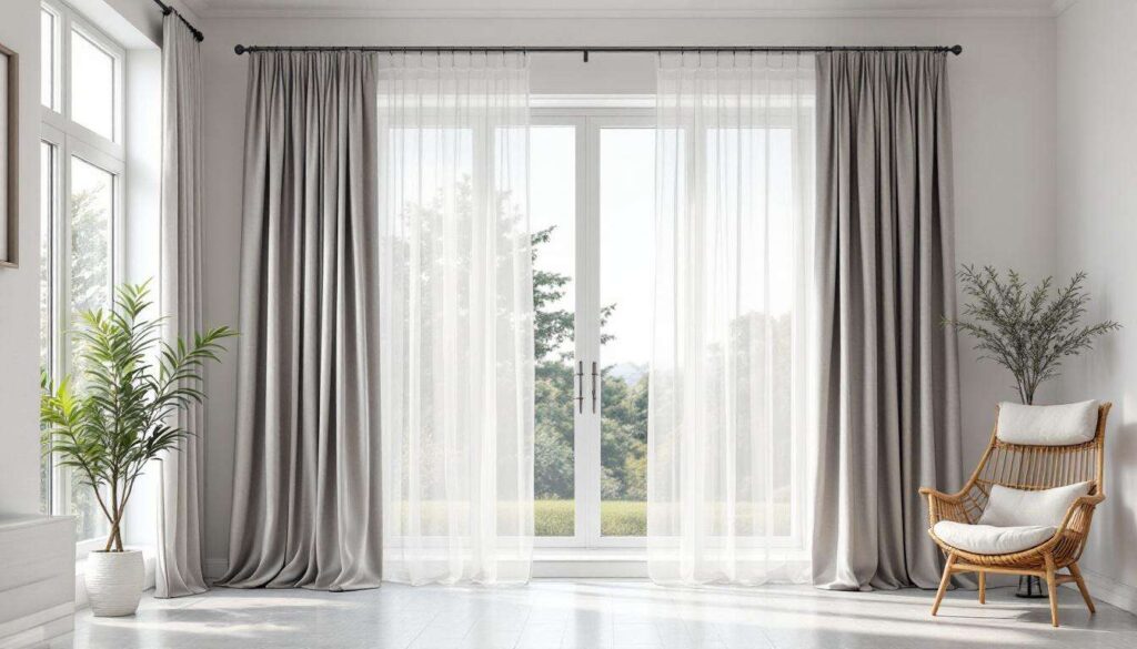 Rideaux gris : versez-en un verre dans la machine et ils retrouvent leur blancheur d'origine