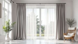 Rideaux gris : versez-en un verre dans la machine et ils retrouvent leur blancheur d'origine