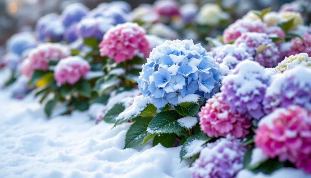 Hortensias : l'hiver est décisif mais presque personne n'agit au bon moment, voici pourquoi