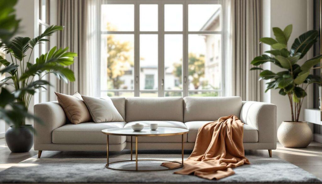 Coussins sur le canapé c'est fini : cet accessoire venu des palaces les remplace partout