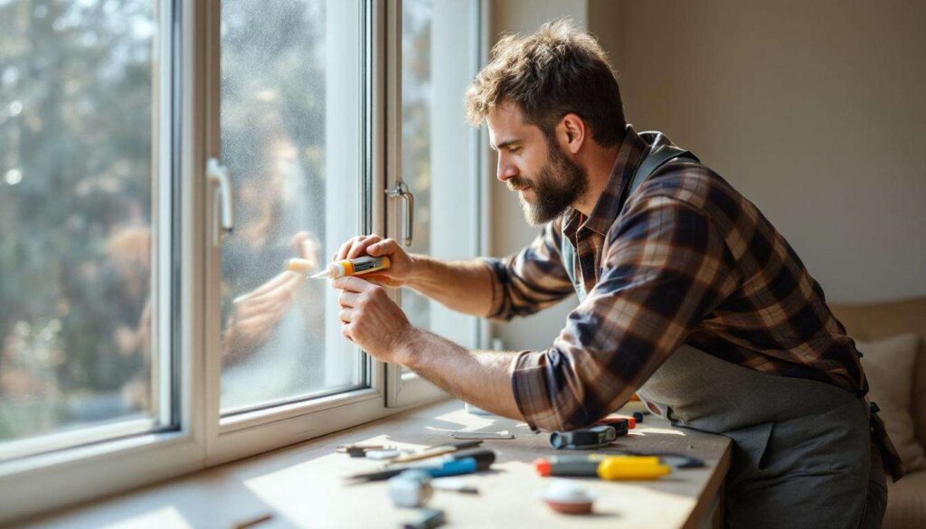 Ce bricoleur isole sa fenêtre qui fuyait avec un simple joint adhésif : le résultat surprend