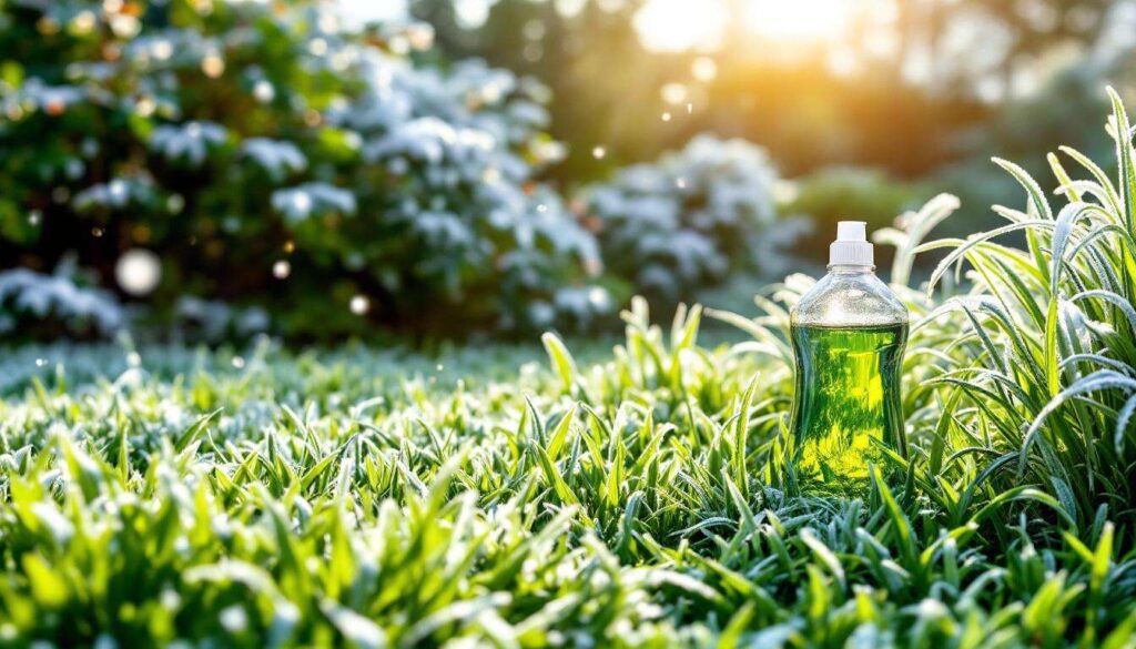 Liquide vaisselle sur le gazon en hiver : pourquoi de plus en plus de jardiniers le font