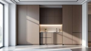 Cabinets secrets" : la nouvelle tendance qui fait disparaître la cuisine ouverte derrière des façades invisibles
